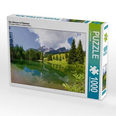 CALVENDO Puzzle Der Almsee in Filzmoos 1000 Teile Puzzle quer | 1000 Teile Lege-Größe 64 × 48 cm Foto-Puzzle für glückliche Stunden
