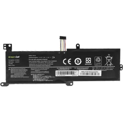 GreenCell LE125 (4 Zellen, 3500 mAh), Notebook Akku, Schwarz