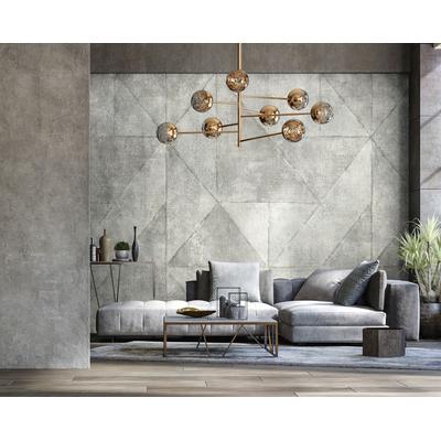 Fototapete MARBURG "Gerit", grau, B:2,12m L:2,7m, Vlies, Tapeten, moderne Tapete für Wohnzimmer Schlafzimmer Küche