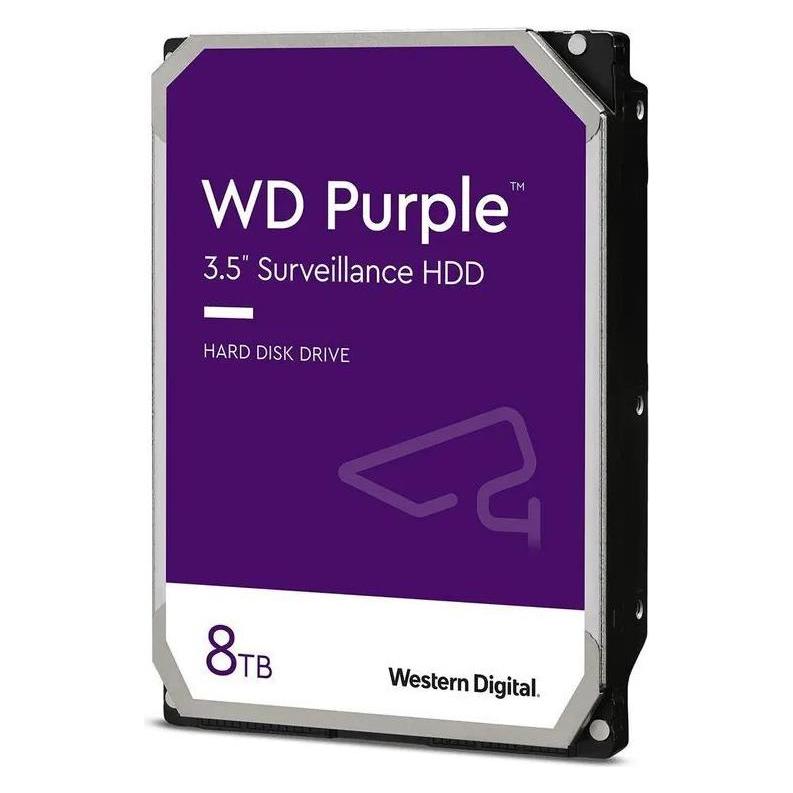 WD Digital Purple 3.5 8000 GB Serial (8 TB, 3.5") (W128113443)