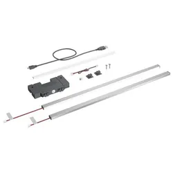 AvanTech YOU Illumination Designprofil, Edelstahl Optik, NL 500 mm