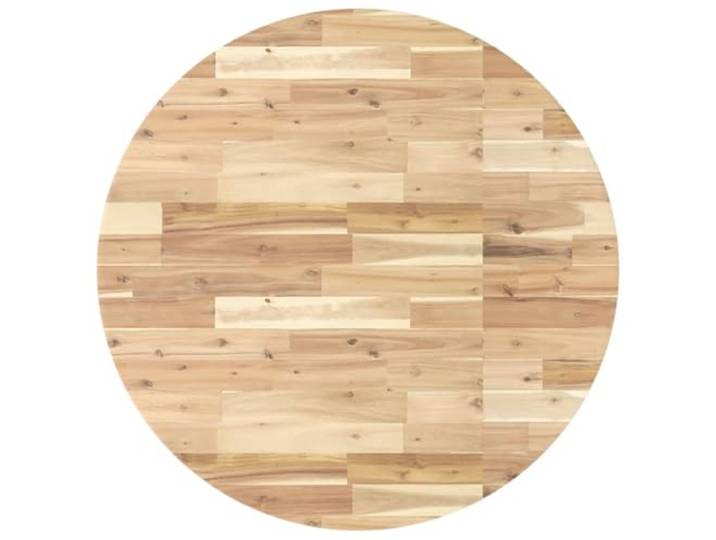 Tischplatte Rund 90 cm Massivholz Akazie Natur 90 x 4 cm unbehandelt Massives Akazienholz unbehandelt, runde Form 90 x 4 cm, für Esstisch und Beistelltisch, Oberfläche nach Belieben lackierbar