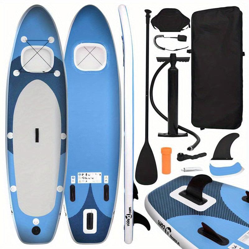 Aufblasbares SUP-Board - Leichtes Stand-Up-Paddleboard - 330 x 76 x 10 cm - Robustes Gummi