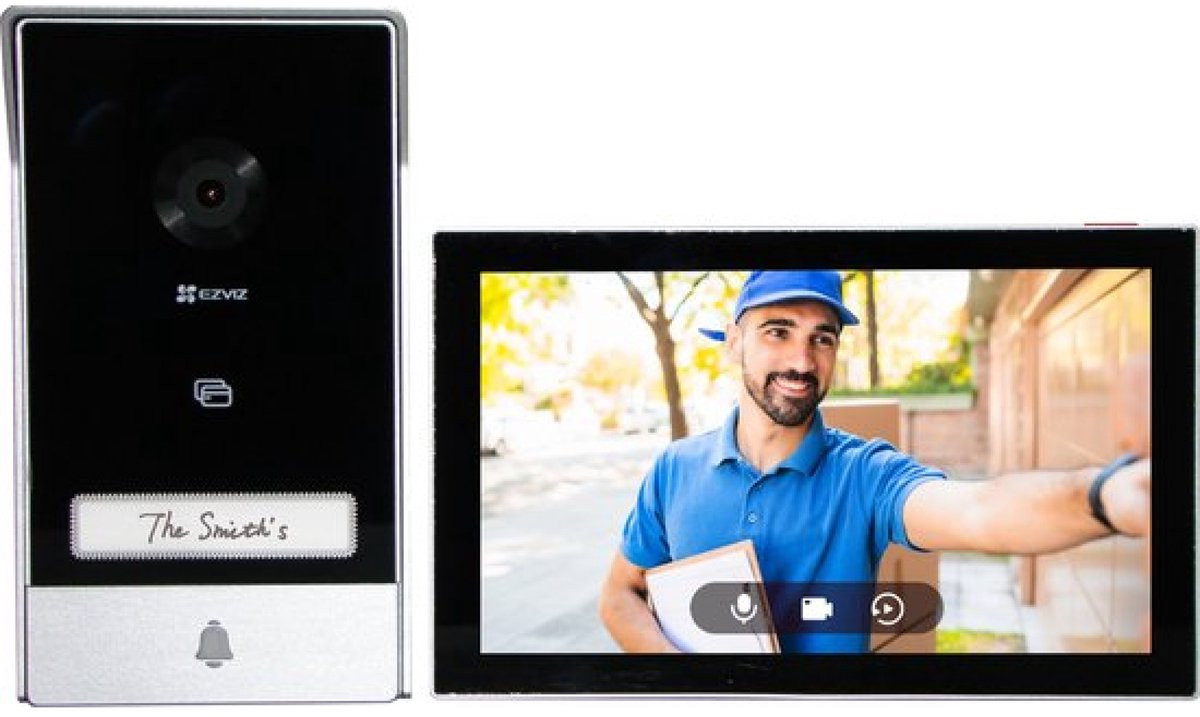 EZVIZ HP7 Video Intercom 2K – Deurintercom met 7-inch Touchscreen – Wi-Fi 6
