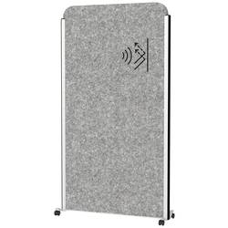 Maul Stellwand Silber, Dunkelgrau Aluminium 9701195