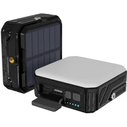 FONTASTIC 265501 - 2in1-Solar-Powerbank, 10000 mAh, mit Leuchte, dimmbar
