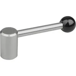 SPANNHEBEL GR.1 M10, A=88,1, FORM:0° EDELSTAHL, KOMP:KUNSTSTOFF