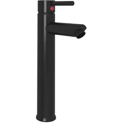 vidaXL, Waschbecken, Gemmrigheim (Schwarzer Wasserhahn) (420 mm, 420 mm)
