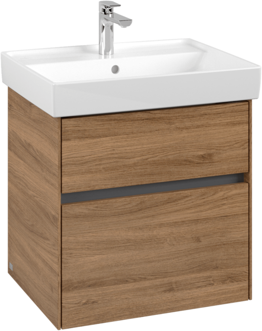 Villeroy und Boch Collaro Waschtischunterschrank C00800RH 55,4x54,6x44,4cm, Kansas Oak