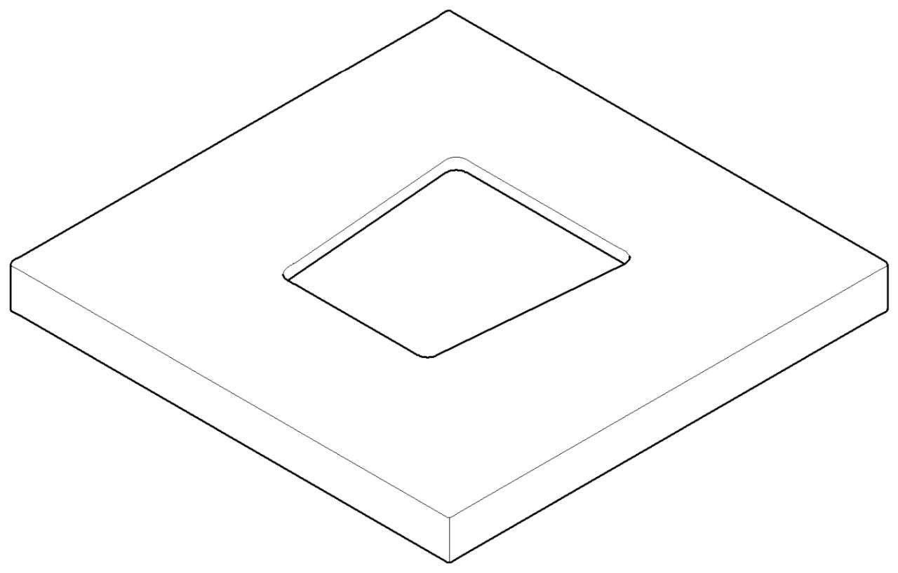 Dornbracht Rosette Ersatzteile 092773021 131 x 131 x 12,5 mm Champagne (22kt Gold) 092773021-47