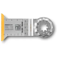 FEIN E-Cut Bi-Metall Sägeblatt mit TiN-Beschichtung, 50 x 50 mm, VE 10 - 63502221440
