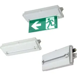Stahl Kompaktleuchte Sicherheits 6109/111-0101#287798