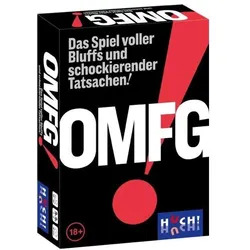 Huch 882042 - OMFG - Kartenspiel, für 3-8 Spieler, ab 18 Jahren (DE-Ausgabe) (Deutsch, 3 - 8 Spieler)