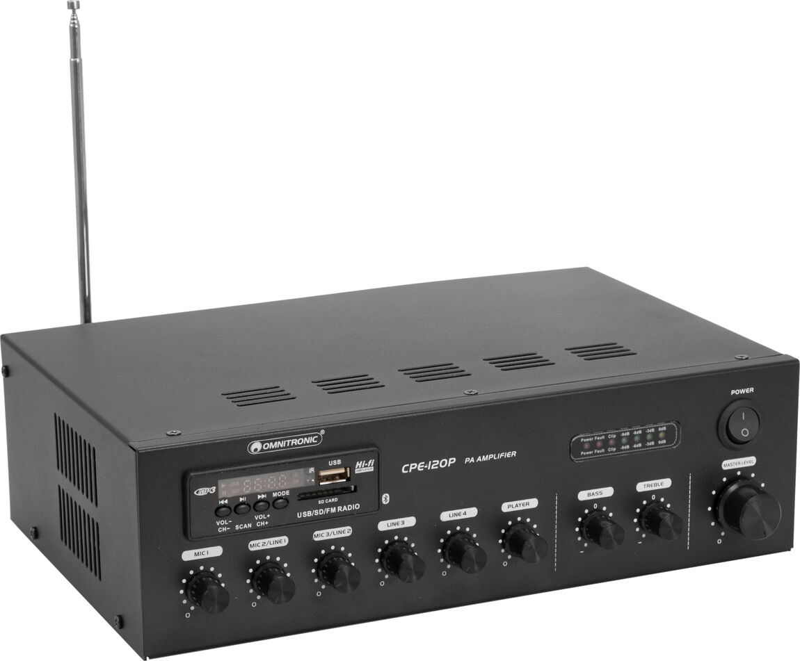 Omnitronic Cpe-120p Ela-Mischverstärker