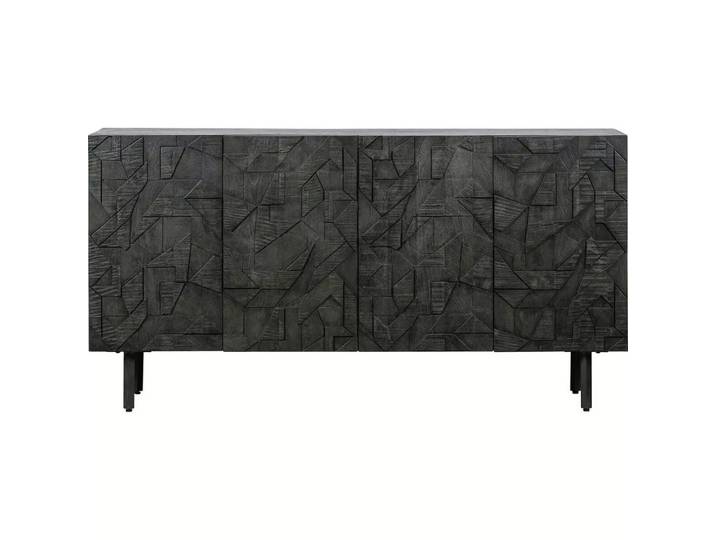 mutoni - Sideboard Counter Holz, One Size, Schwarz
