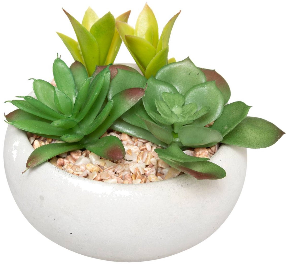 Kunstvetplant MIKI Succulent in pot