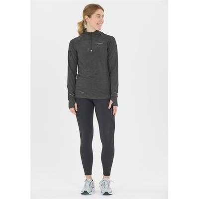 Funktionsshirt ENDURANCE "Canna", Herren, Gr. 34, schwarz, 80% Polyester, 20% Elasthan, unifarben, normal, hoch geschlossener Ausschnitt, Shirts Funktionsshirt, mit cleveren Daumenöffnungen