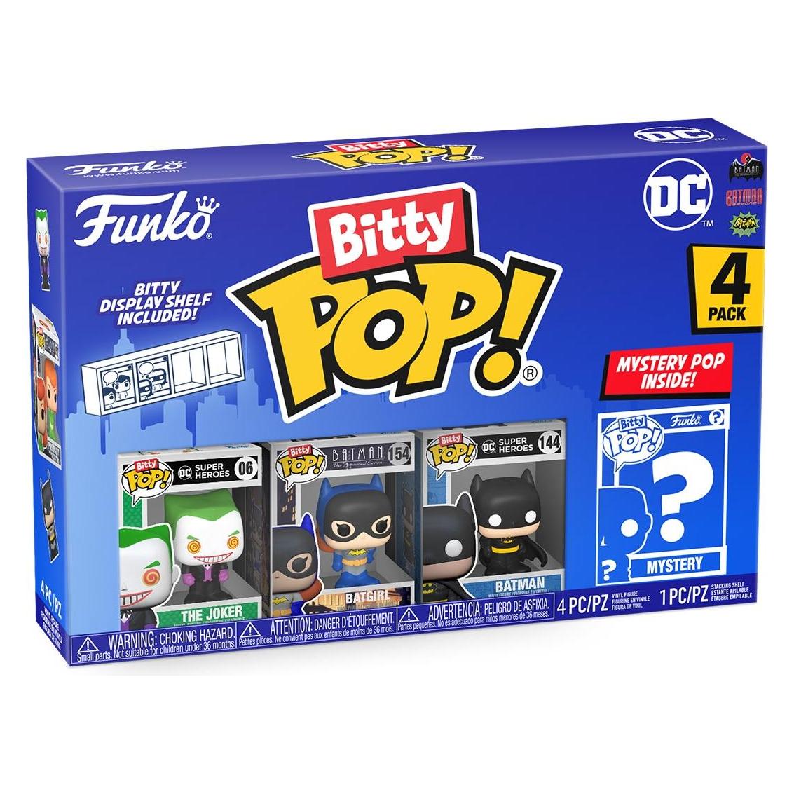 Funko DC - The Joker - Bitty POP! Vinyl Figuren 4er-Pack 2,5 cm (71312)