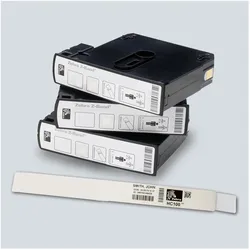 Zebra, Etikettenrolle, Z-Band Direct, adult, white