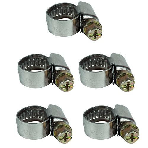 Einhell compressor-accessoires, 5 stuks, zilver, 8-12 mm