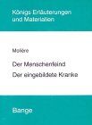 Molière - Der Menschenfeind. Der eingebildete Kranke. - Preis vom 30.09.2026 09:01:18 h