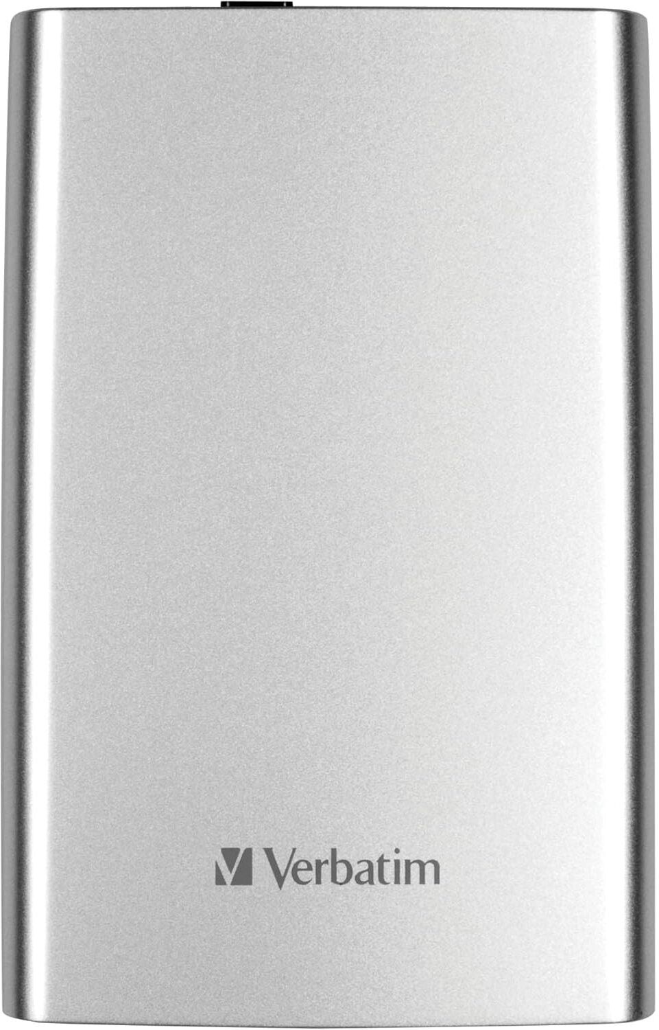 Verbatim 53071 1TB Store 'n' Go USB 3.0 2.5" External Hard Drive – Silver, Used - Like New