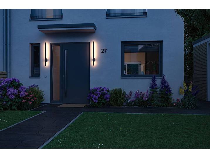 Wandleuchte Stan 80cm Grau