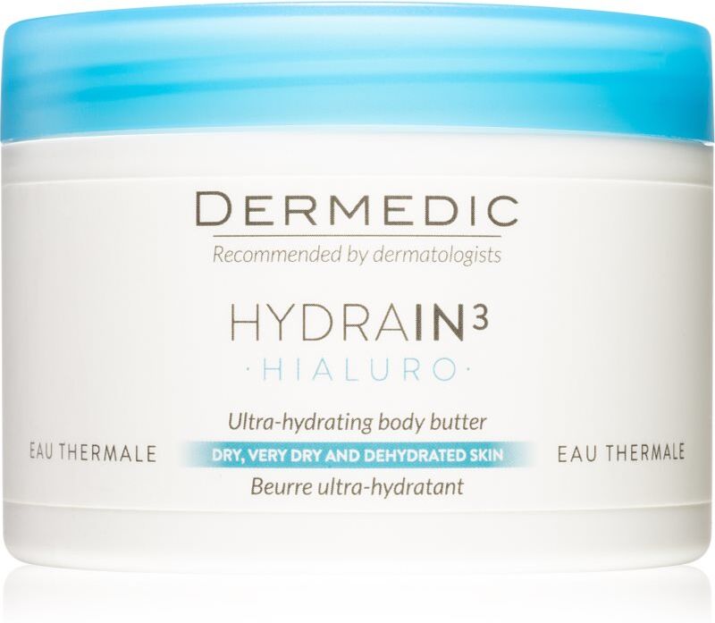 Dermedic Hydrain3 Hialuro beurre corporel hydratation intense 225 ml