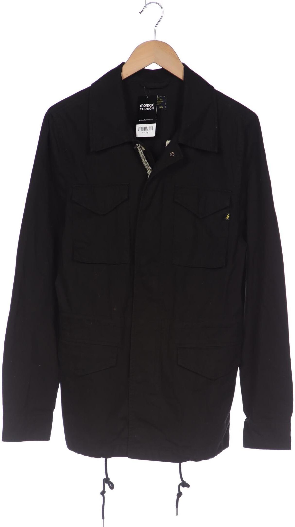 Alpha industries Herren Jacke, Schwarz, Gr. S, Baumwolle - Second Hand
