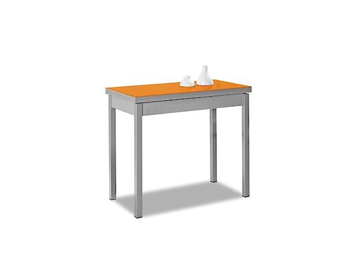 ASTIMESA Buchart: Küchentisch, Metall, Orange, 80 x 40 cm