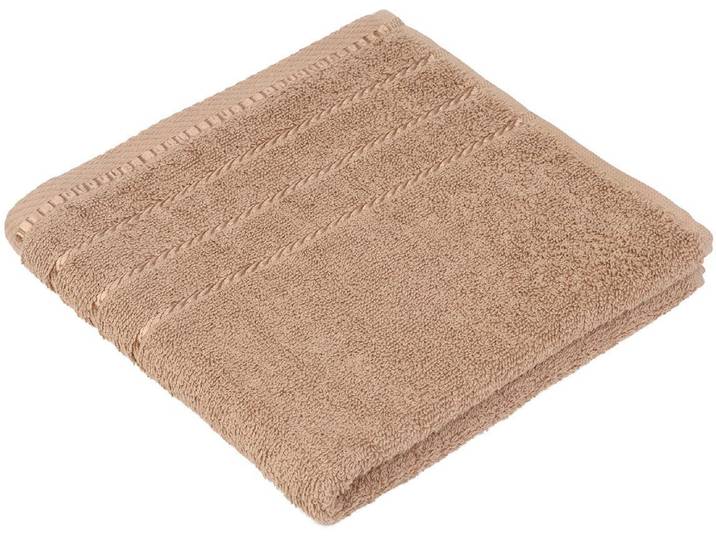Handtücher GÖZZE Berlin , beige (bahama, beige), B:50cm L:100cm, Frottier, Obermaterial: 100% Baumwolle, Handtücher, Handtücher