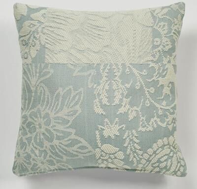 Touch of Class "Maisonette Tailored Pillow Blue 18"" Square, 18"" Square, Blue"