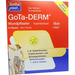 Gotha-Derm Hydrokolloides Wundpflaster 15cmx15cm 5 ST