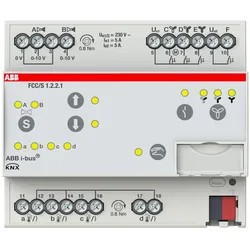 ABB FCC/S1.2.2.1 Fan Coil Controller, 2 x 0-10 V, manuelle Bedienung, 3-stufig, REG 2CDG110213R0011