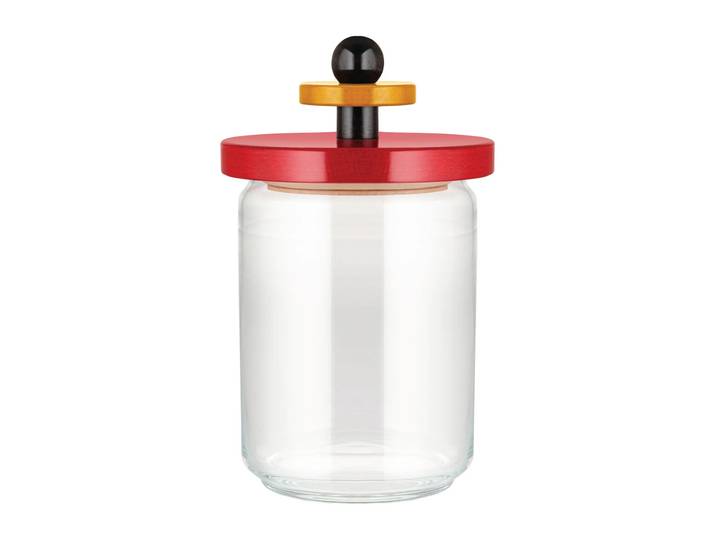 Alessi Bocal de rangement Twergi 1 L Rouge