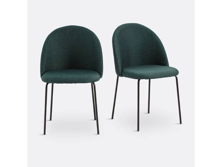 LA REDOUTE Lot de 2 chaises NORDIE Vert Cèdre