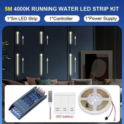 Uplift Picks WS2811 Chasing LED Strip Light With Flowing White Effects 5 M (4000k) 420 Leds 24 V