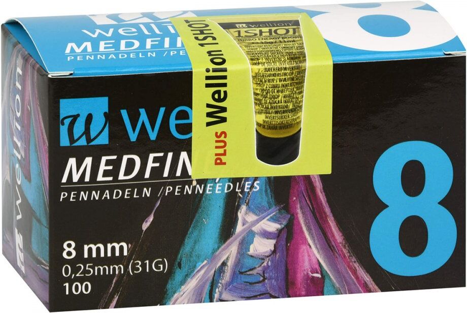 Wellion Medfine plus Pen-nadeln 8 mm 100stk