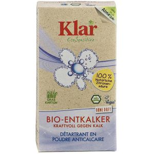 Klar Entkalker EcoSensitive, Bio, vegan, Pulver, biologisch abbaubar, 100% Zitronensäure, 280 g