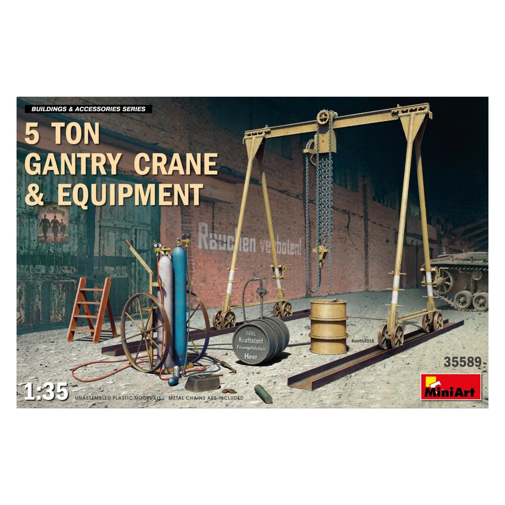 Mini art 5 Ton Gantry Crane & Equipment (35589)