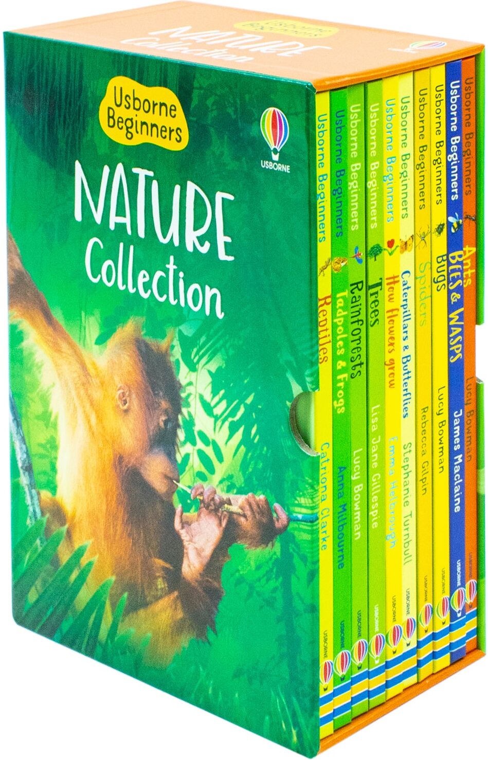 Usborne Publishing Usborne Beginners Nature Series – 10 Book Collection Set   Children’s Wildlife & Nature Books (Ants, Bugs, Spiders, Trees, Rainforests) KS1 KS2