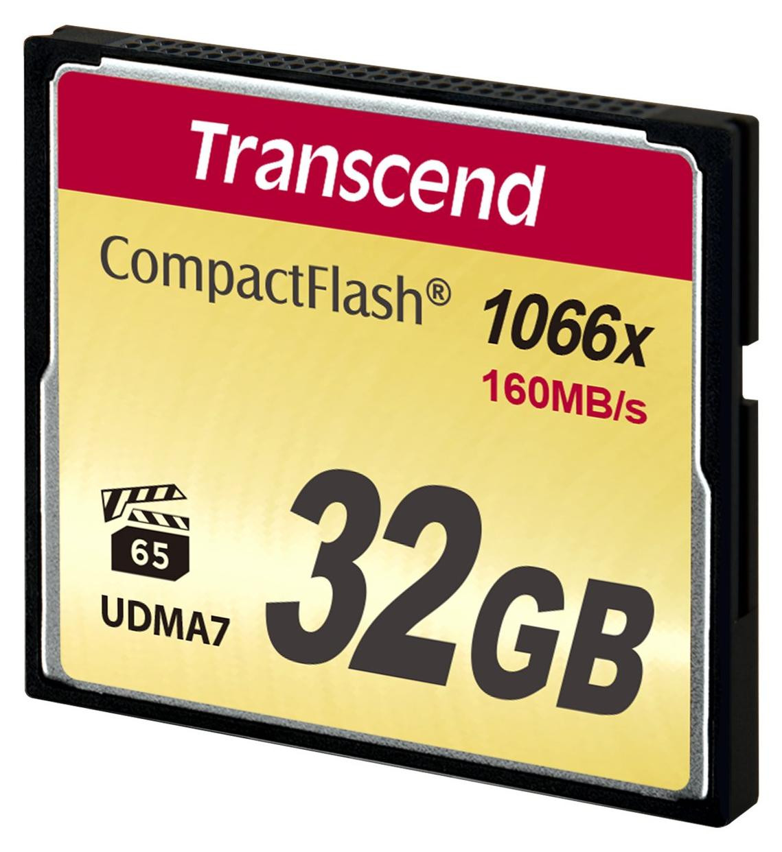 Transcend CompactFlash-kaart, 32GB, 1000x