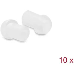 DeLOCK Staubschutz für TOSLINK Stecker Kunststoff 10 Stück transparent