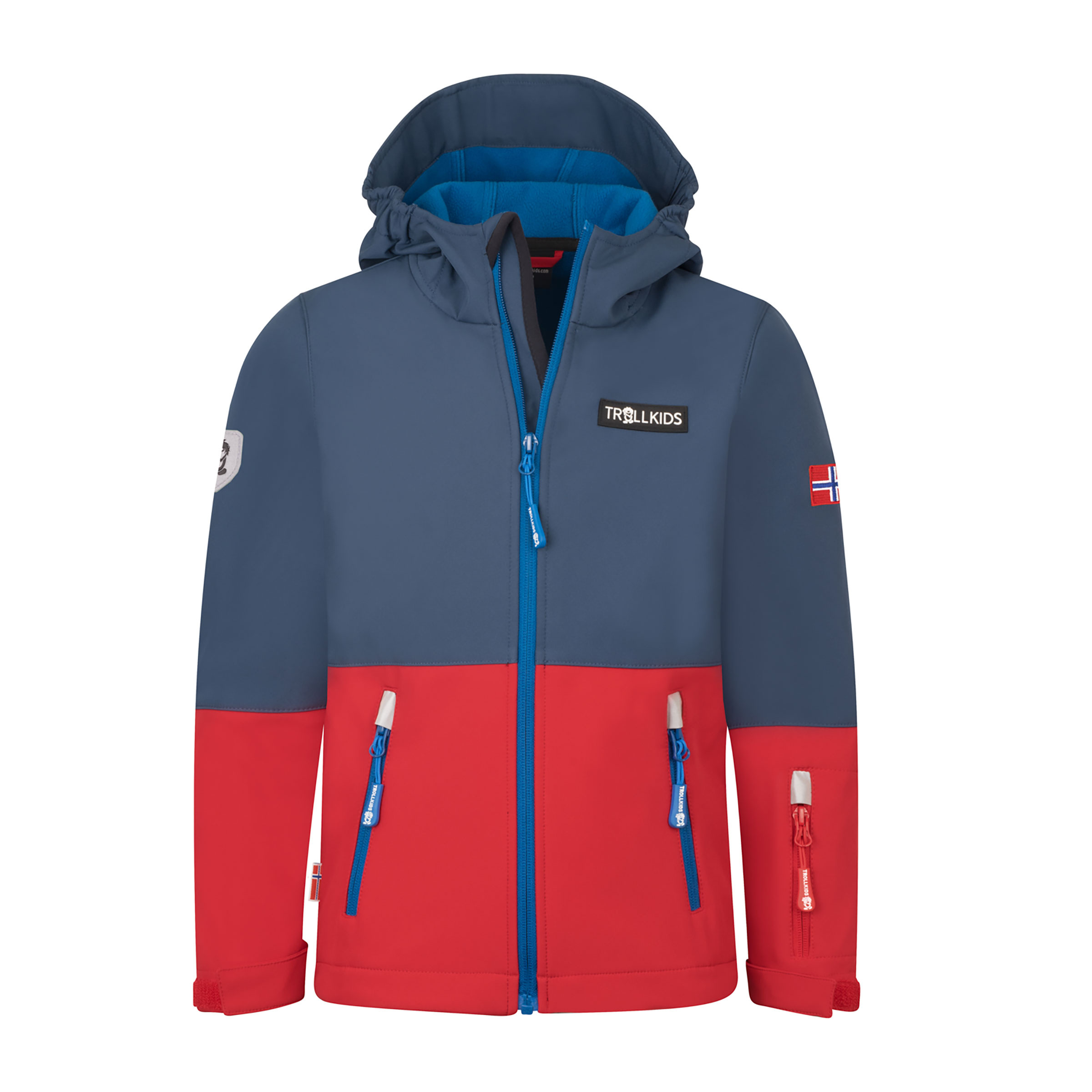 Trollkids Skjorta Kinder Softshelljacke rot Größe 176 Lifestyle Windabweisend Wasserabweisend