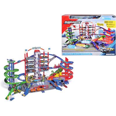 Spiel-Parkhaus MAJORETTE "City Garage", bunt, Fahrzeug-Spielwelten, KinderB:128cm H:73cm T:78cm, Kunststoff, mit Licht und Sound, B:128cm H:73cm T:78cm