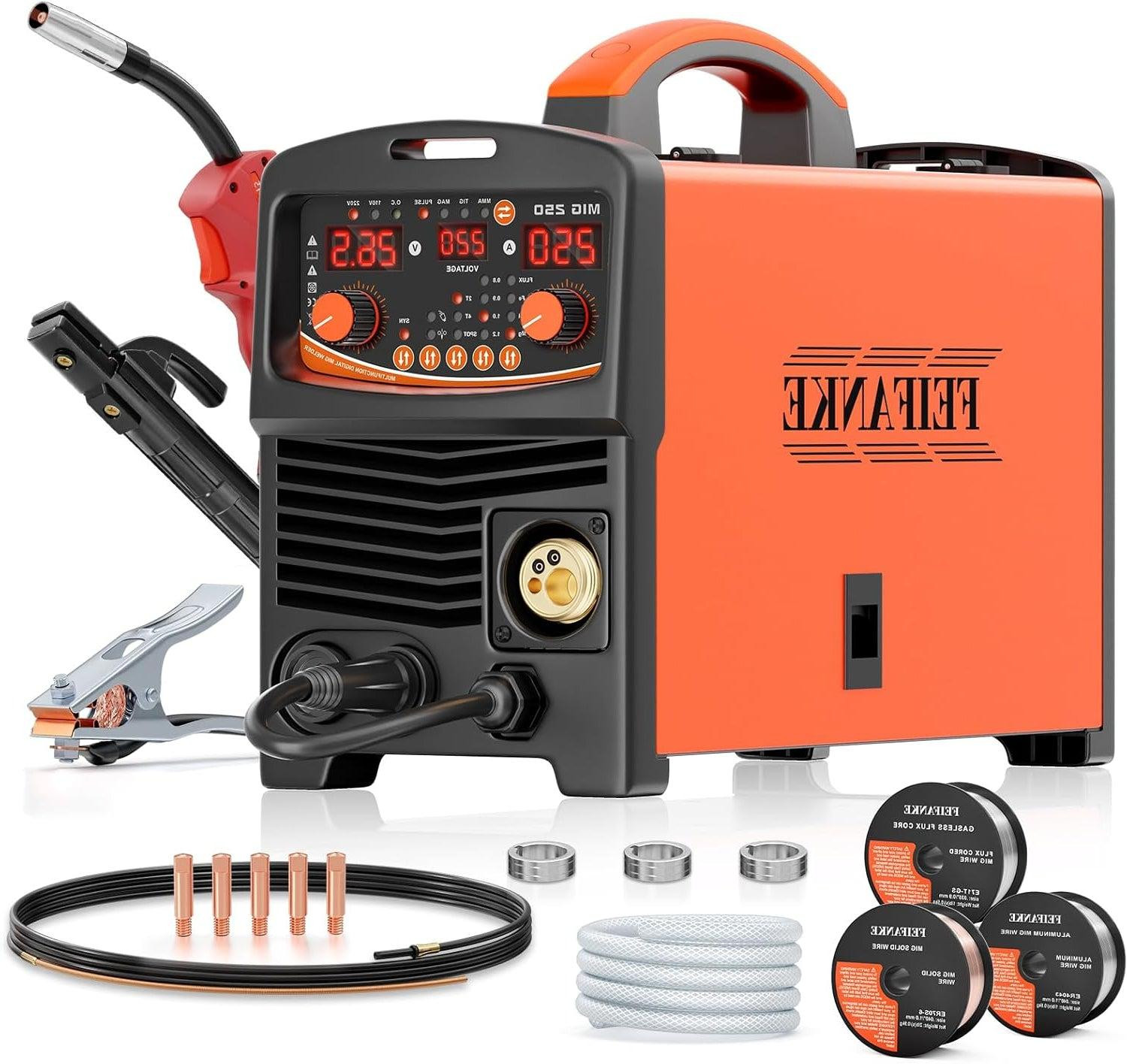 Selius 6-in-1 Multifunctionele MIG/TIG Lasmachine voor Gasloos Lassen