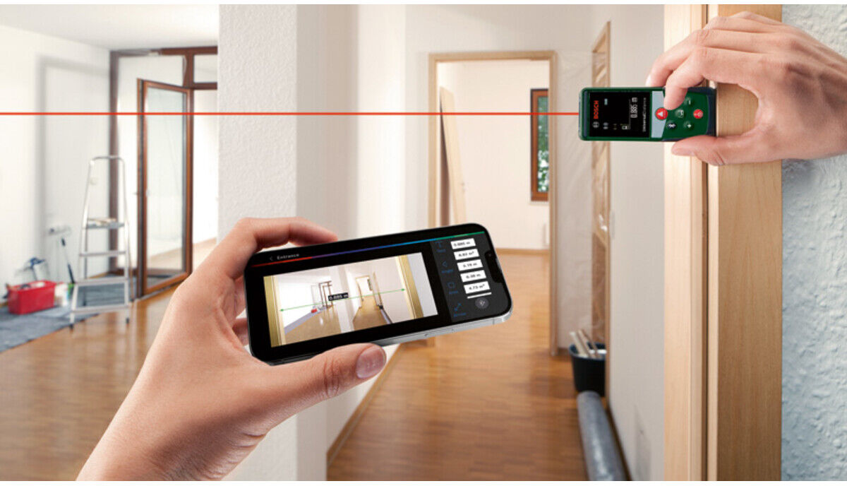 Bosch Digitaler Laser-Entfernungsmesser UniversalDistance 50C, eCommerce-Karton (06036723Z0)