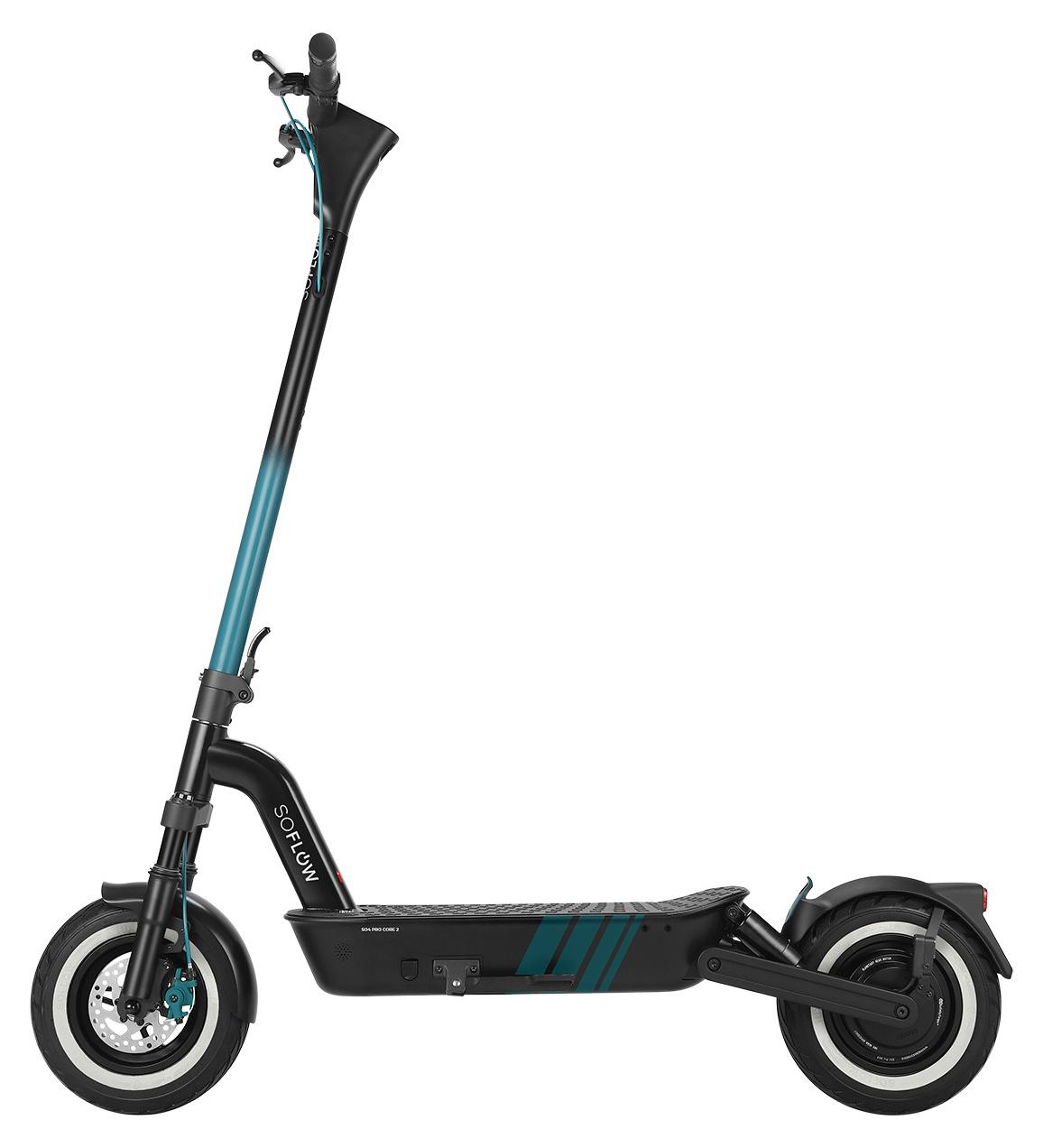 SoFlow SO4 PRO CORE 2, Klassischer Roller, Schwarz, Blau, 2 Rad/Räder, 90 km