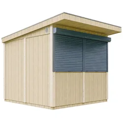 PREMIUM-VERKAUFSSTAND- 5,9m2 - H240x248x305 cm - LP Smartside Paneelbauweise - M950