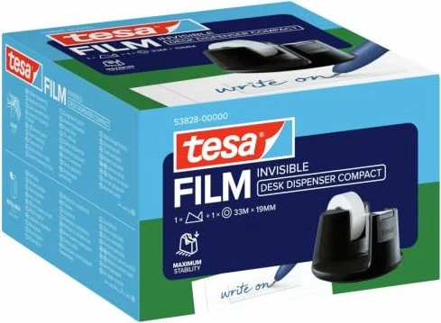 Tesa EasyCut Tischabroller Comp +1 Rolle kristallschw.